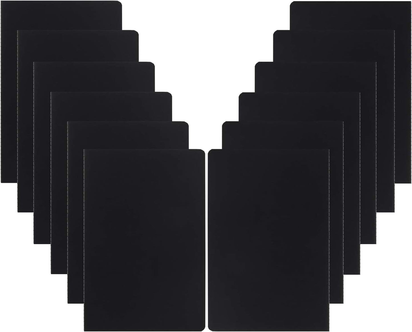 Customized 5.5" x 8.3" Black Journal