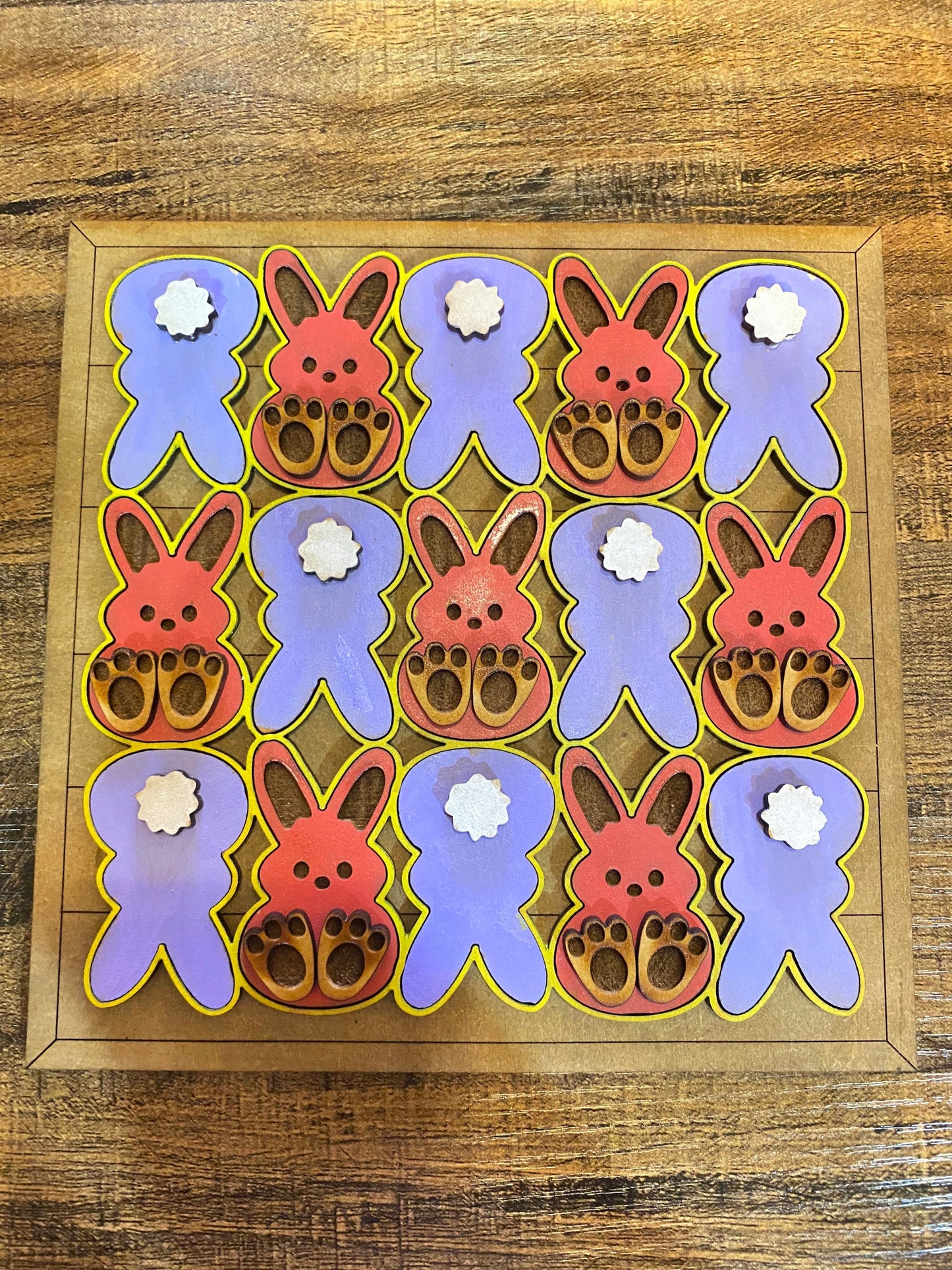 Cute Bunny Easter Large Fridge Magnet 4.5” x 4.5”