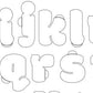 Name Puzzle Letters SVG File - Glowforge or CNC or Laser