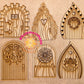 V3 SVG Digital File: V3 Fairy Doors Volume Three - 6 Fairy Doors to laser cut and decorate