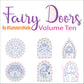 V10 - 6 Wooden Fairy Doors Volume Five - 6 Fairy Doors to decorate