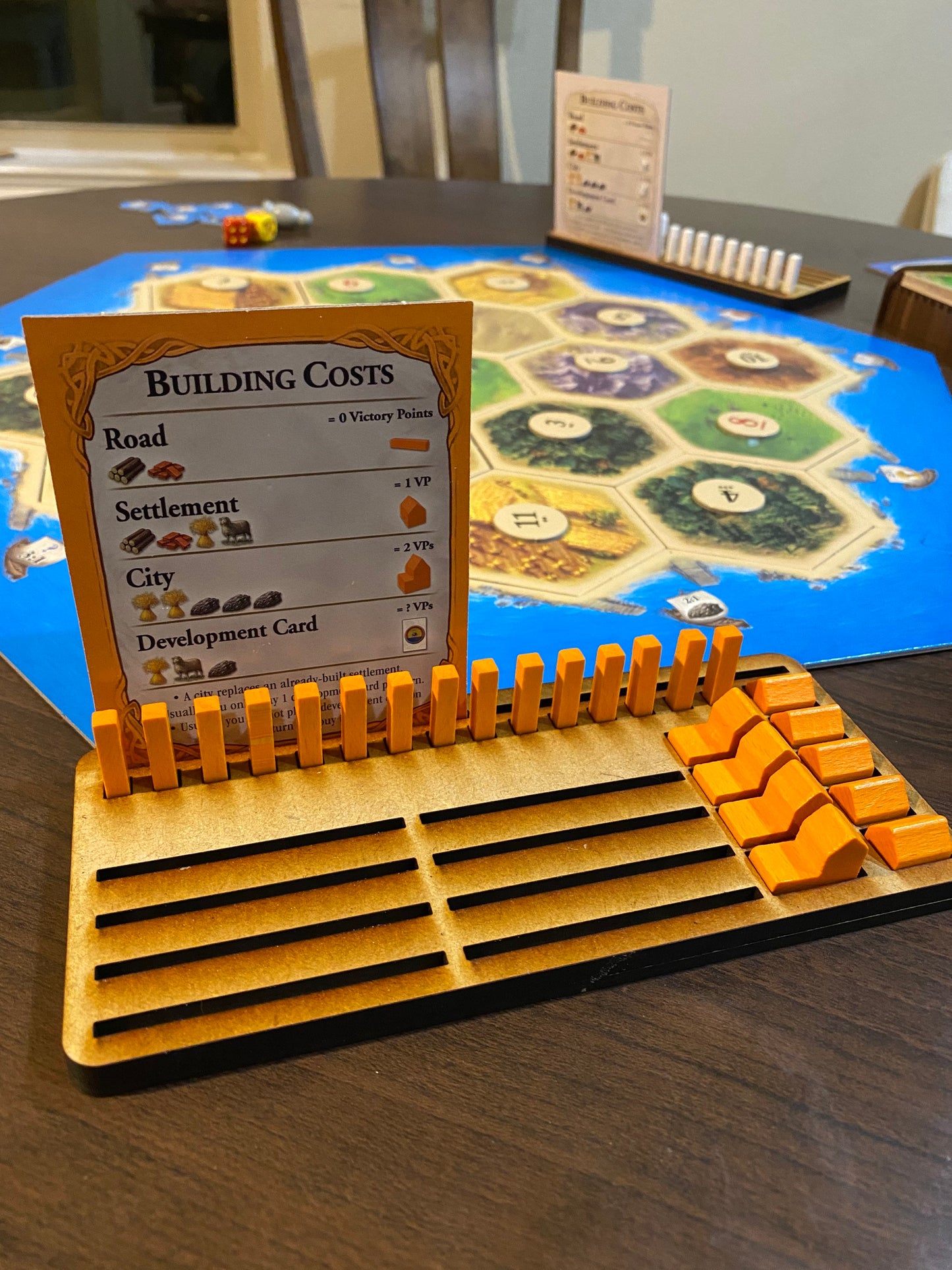 Game Piece Holder for Catan Board Game
